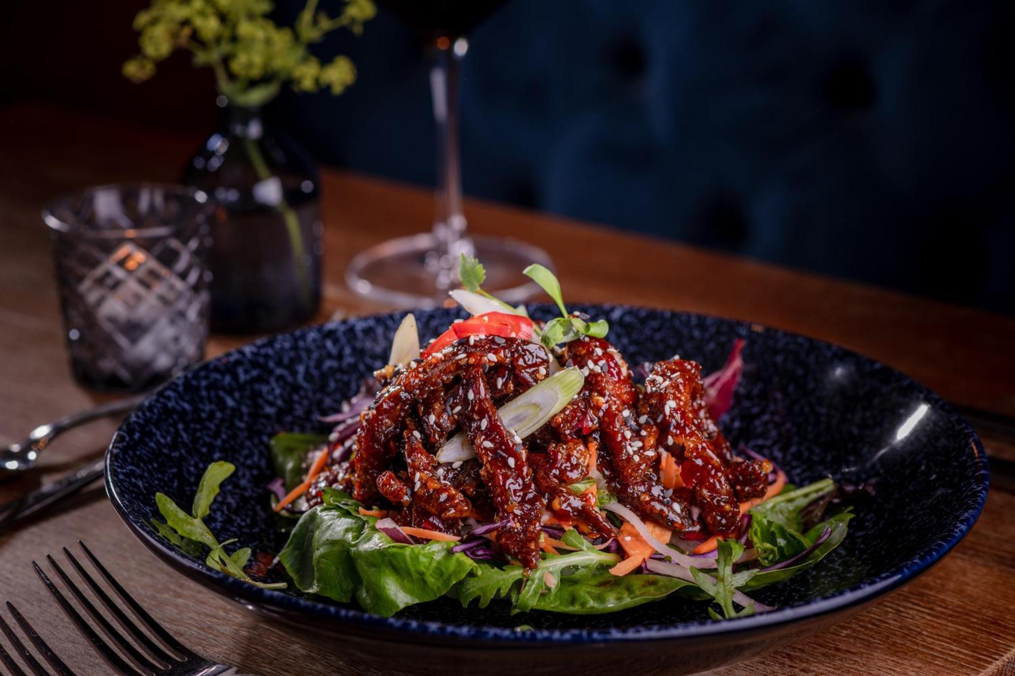 Hotel The Millstone, Mellor Blackburn  Esterno foto Sesame chicken